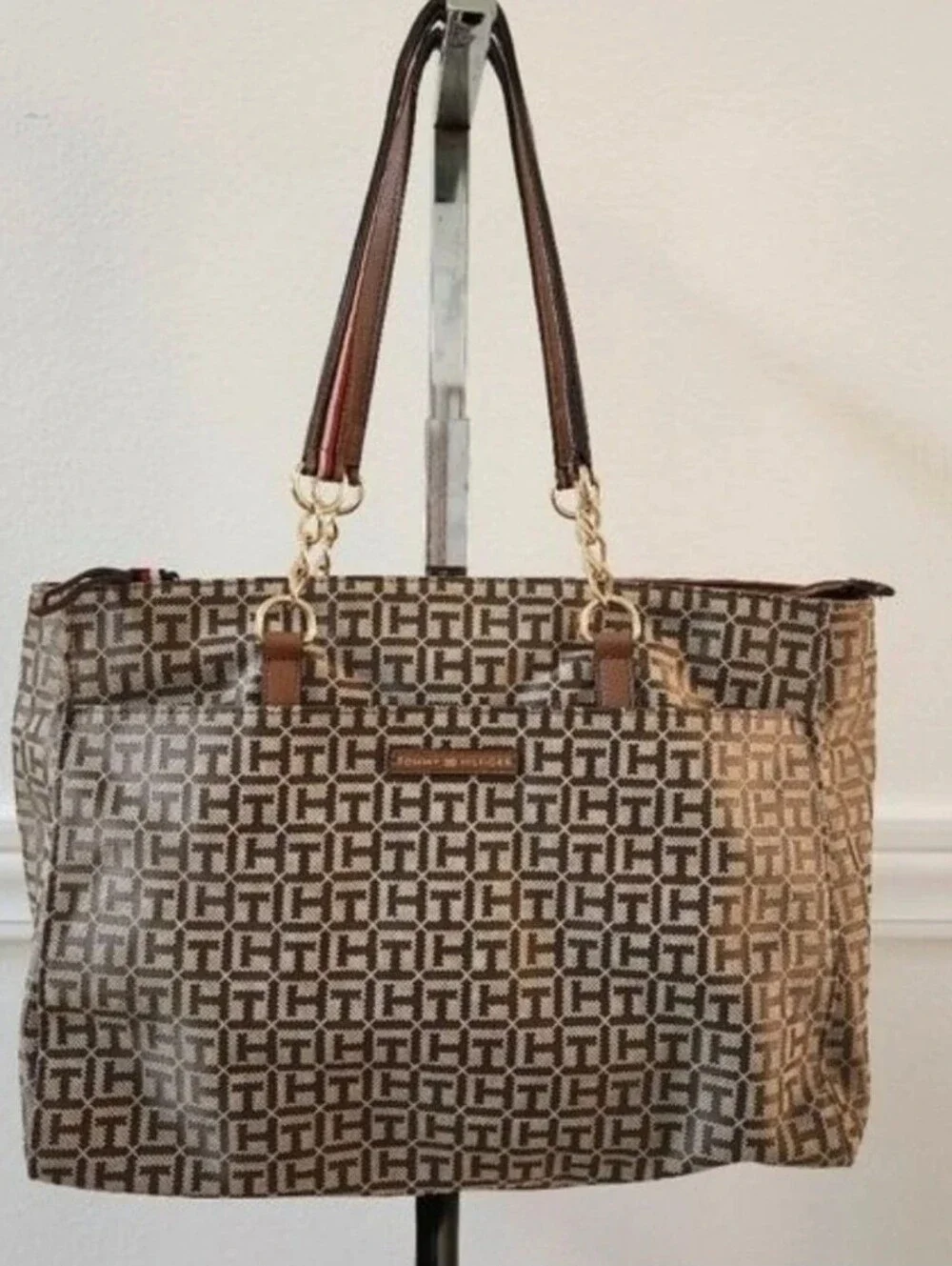 Tommy Hilfiger Monogram Tote Bag